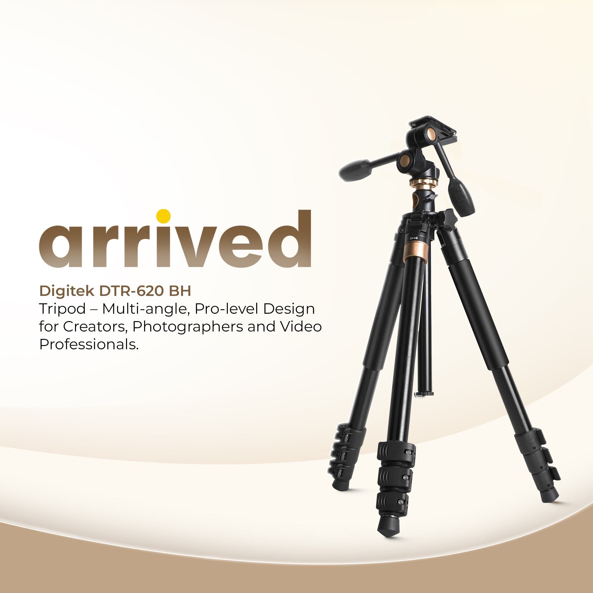 Digitek (DTR 620 BH) 6ft Multi-Angle DV Tripod cum Monopod
