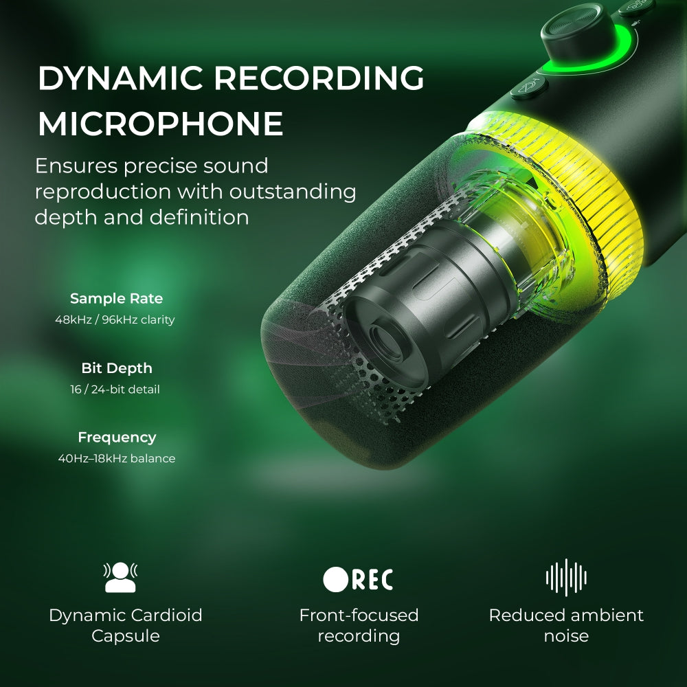 Digitek (DM 701) RGB Podcast-Gaming Microphone