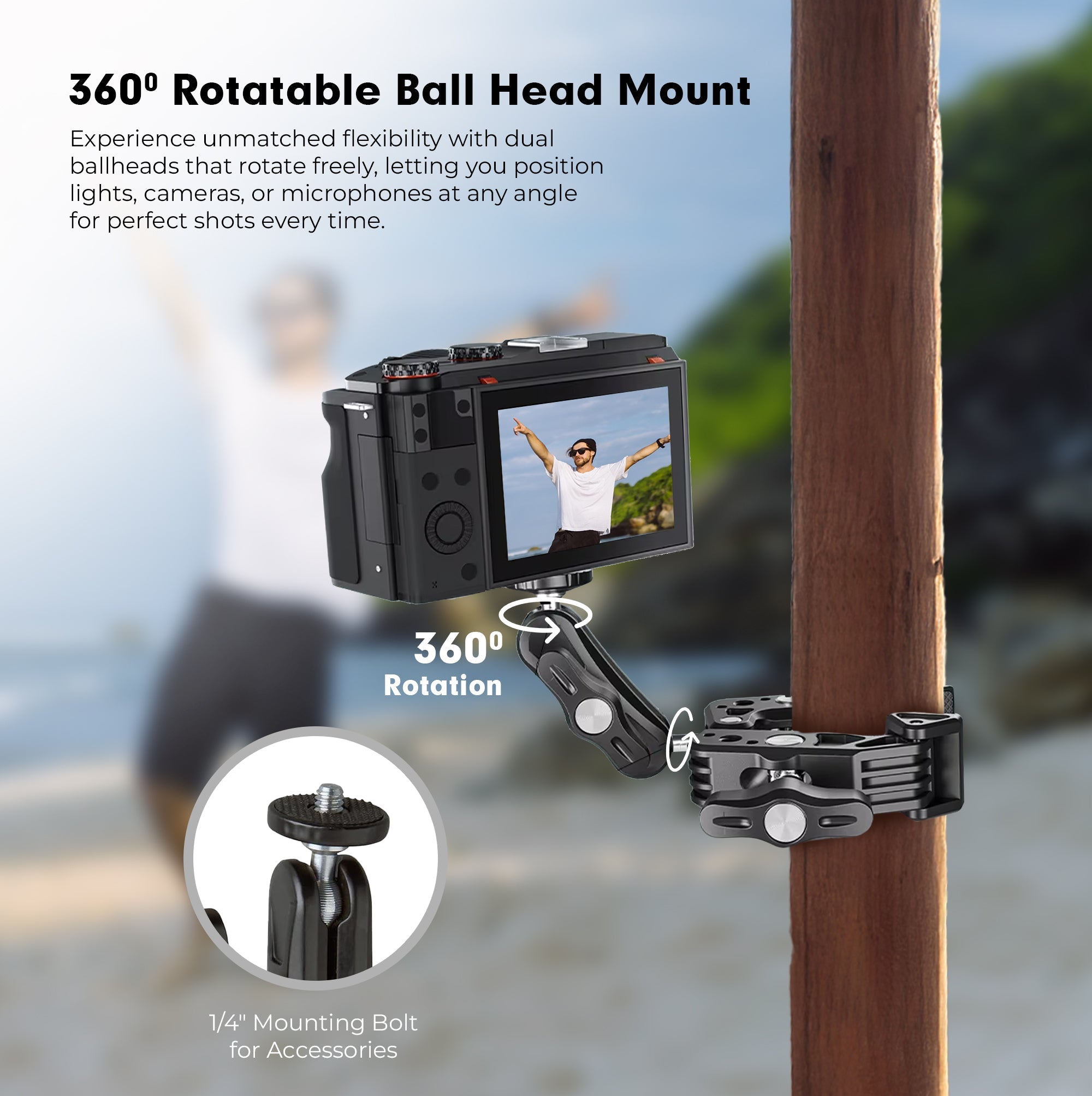 Digitek (DCC-01) Action Camera Clamp Mount