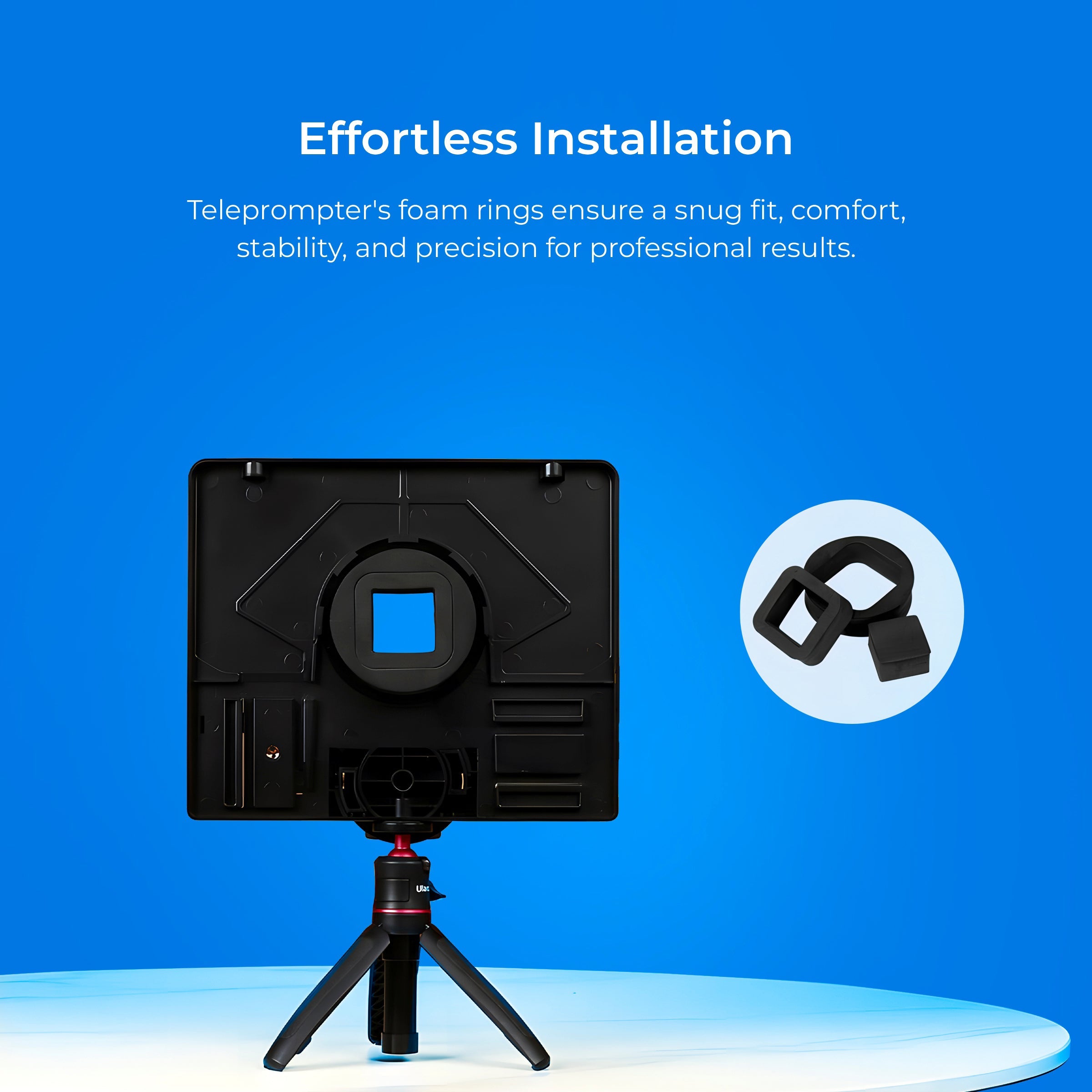 Digitek (DTP 010) 10†Digitek Teleprompter for Smartphone & DSLR Supports w/Remote Control, APP Compatible with iOS & Android System for Video Creator - Digitek