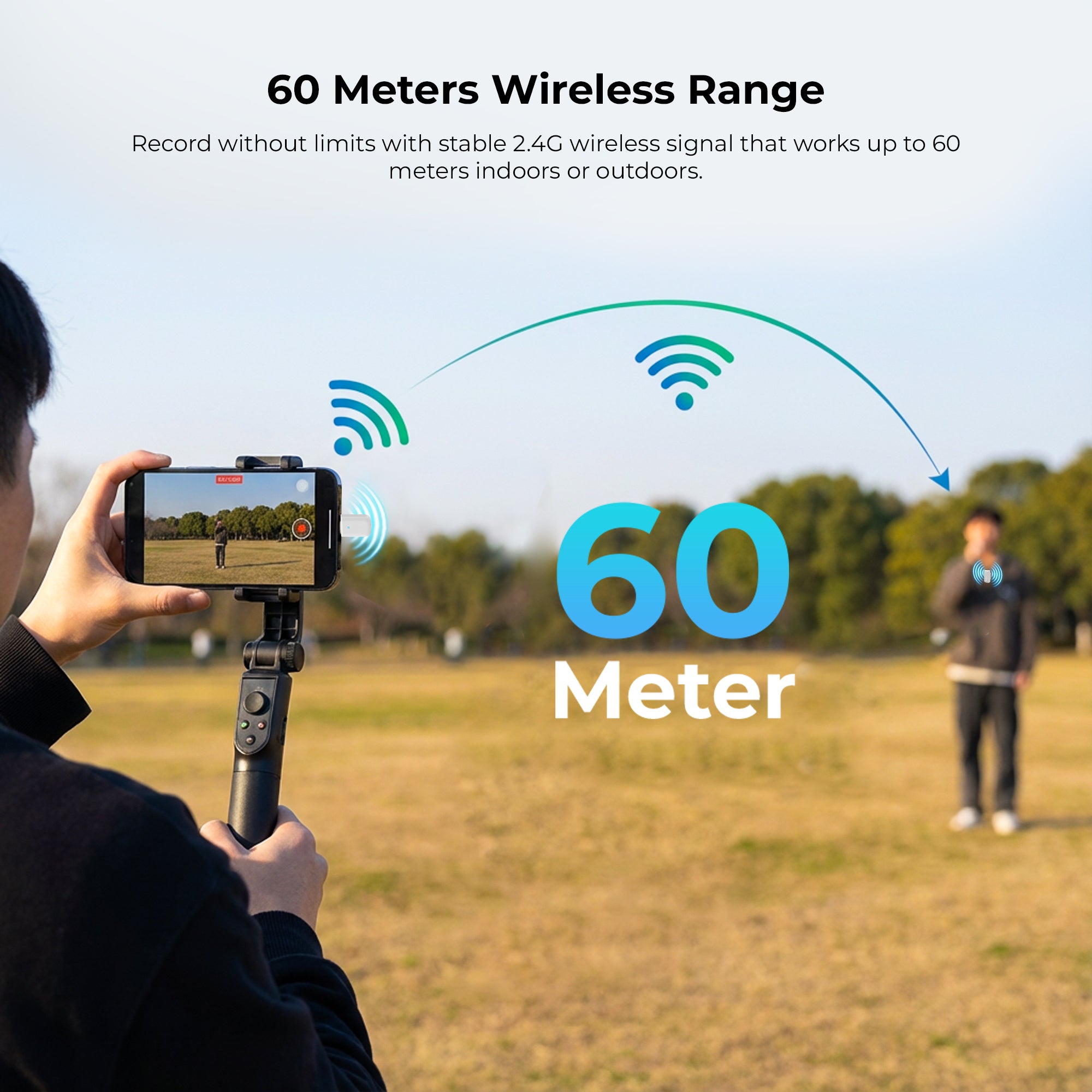 Digitek (DWM 123) 2-in-1 Wireless Microphone (White)