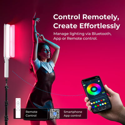 Digitek (DSL-1000 RGB) Portable RGB LED Stick Light 100W