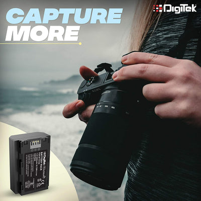 Digitek (FZ-100) Platinum FZ-100 2600 mAh Secondary Rechargeable Lithium-ion Battery for Sony Digital Camera, Compatibility - for Alpha a9 II, Alpha a9, Alpha a7R IV, Alpha a7R III, Alpha a7 III, Alpha a6600 - Digitek