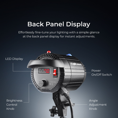 Digitek Lite (DCL-150WBC) Combo Bi Color Continuous LED Light with 18 CM Reflector Suitable for All Kinds of Small Production Photography/Power Saving & Environment Protection - Digitek