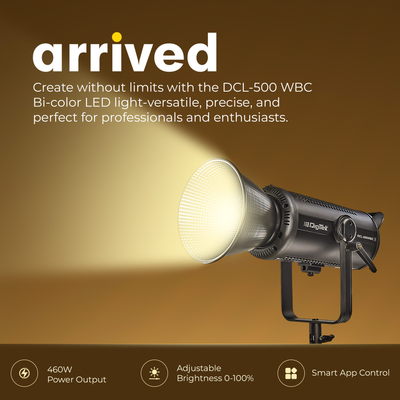 Digitek (DCL-500 WBC Combo) 460W Bi Color Continuous LED Video Light