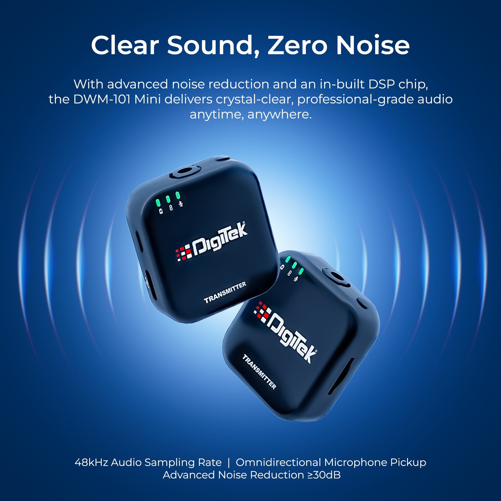 Digitek (DWM 101 Mini) 2-in-1 Wireless Microphone