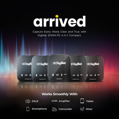 Digitek (DWM-111) 4 in 1 Wireless Microphone