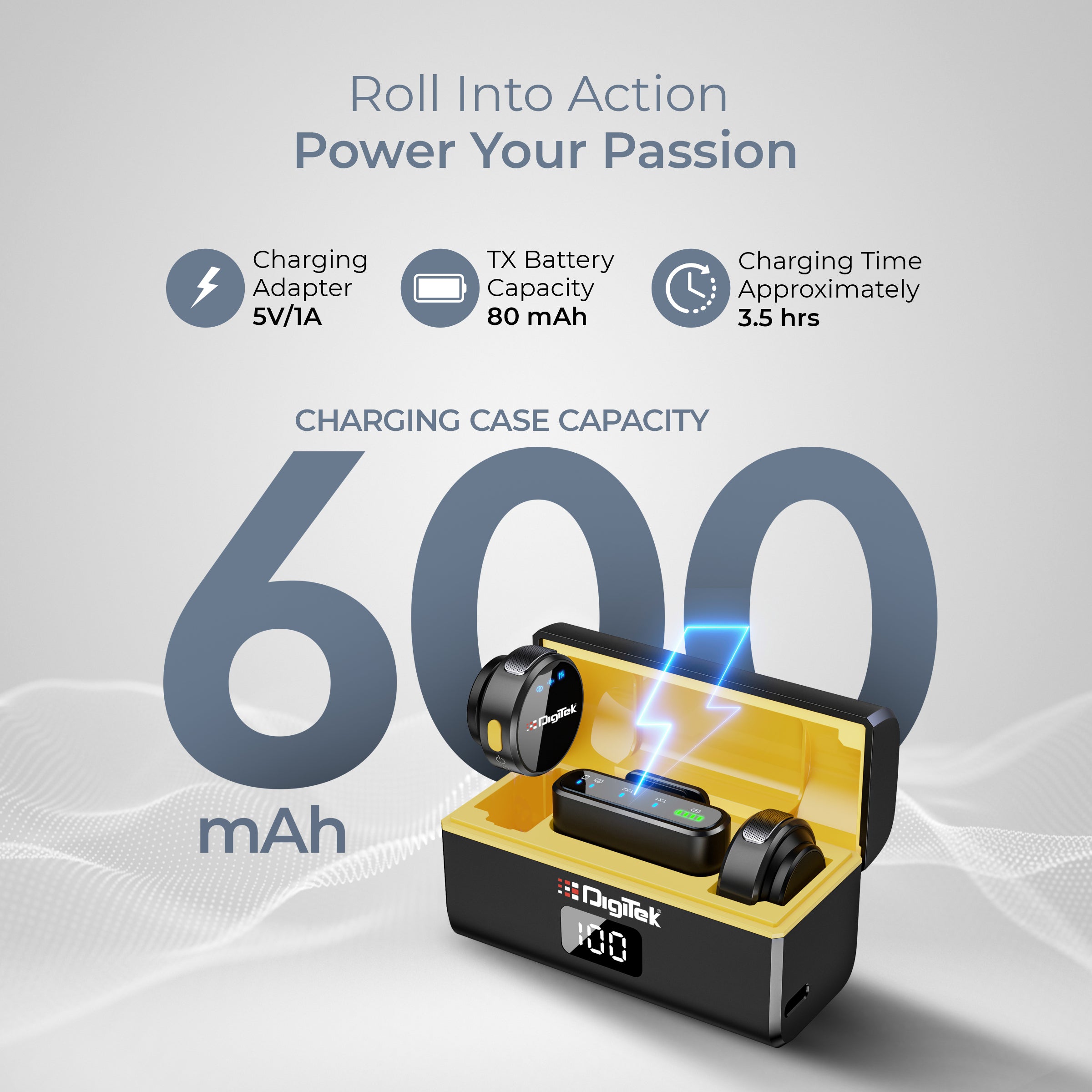 Digitek (DWM-116) 2-in-1 Wireless Microphone