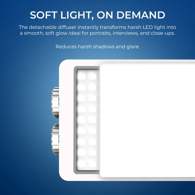 Digitek (LED-D40W) 40W Portable Bi-Color LED Video Light