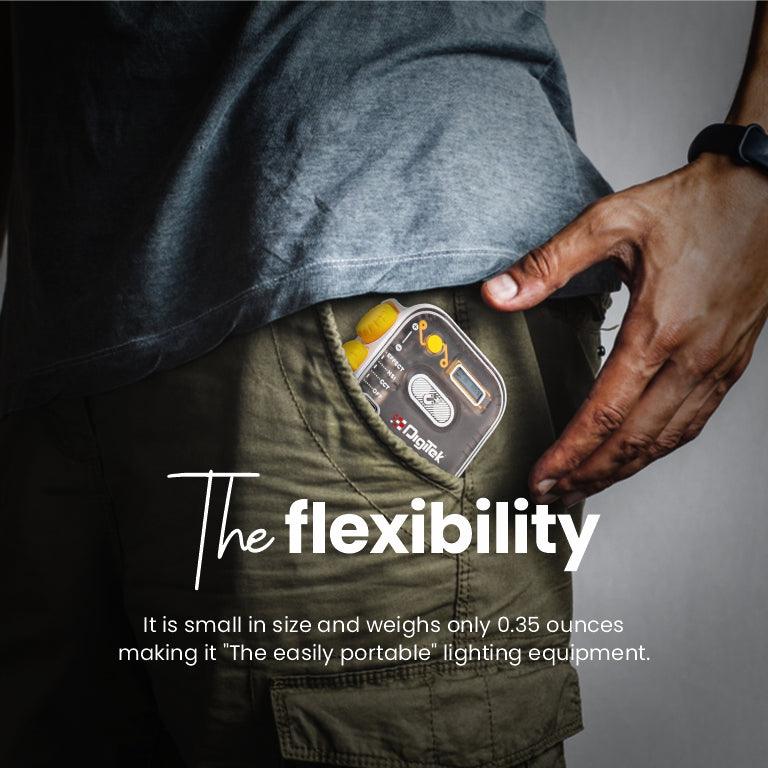 Digitek (LED-D10W) RGB Video, LED Camera Light 360Â° Full Color Portable Photography Lighting with 3 Cold Shoe, 2000mAh Rechargeable CRI 95+ 2500-9000K Dimmable Panel Lamp Support Magnetic Attraction. - Digitek